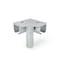 Tarps Now Floor Mount 90 Degree Corner Brackets TRACK-TBRAF - alternate 4