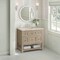James Martin Vanities Breckenridge 36" Single Vanity, Whitewashed Oak, w/ 3 CM Tajnar Eclos Top 330-V36-WWO-3TJR - alternate 8