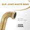 Everflow Slip Joint Waste Bend for Tubular Drain Applications, 20GA Brass 1-1/2"x18" 21918-20 - alternate 6