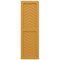 Ekena Millwork True Fit PVC Two Panel Chevron Modern Style Fixed Mount Shutters, Turmeric, 18W x 44H, PR TFP101CV18X044TU - alternate 15