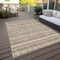 Homeroots 5' X 8' Brown And Beige Southwestern Washable Indoor Outdoor Area Rug 587513 - alternate 9