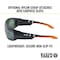 Klein Tools Safety Glasses, Anti-Fog & Anti-Scratch, Black/Orange Lens, Black/Orange Frame, Full-Frame 60539 - alternate 10