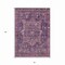 Homeroots 3' X 5' Eggplant Medallion Washable Indoor Outdoor Area Rug 608010 - alternate 9