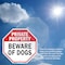 Signmission Private Property Beware of Dogs, 10 inch X 10 inch, Aluminum Metal Signs, 2PK OC-A-2PACK-10-151 - alternate 5
