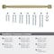 Amerock Stature 12 inch 305mm Center-to-Center Golden Champagne Appliance Pull BP54060BBZ - alternate 3
