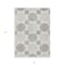 Homeroots 5' X 8' Ivory Brown And Gray Geometric Washable Indoor Outdoor Area Rug 593601 - alternate 8