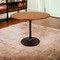 Homeroots 40" Brown And Black Rounded Solid Wood And Iron Pedestal Base Dining Table 517770 - alternate 5