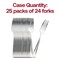 Smarty Had A Party Shiny Metallic Silver Plastic Forks (600 Forks), 600PK 7955S-CASE - alternate 11