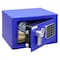 Serenelife Premium Steel Digital Safe Box - 9.1 in x 6.7 in x 6.7 in, Blue SLSFE12BL - alternate 1