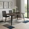Homeroots 63" Dark Brown and Black Wood and Iron Dining Table 719472 - alternate 6