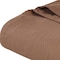 Homeroots King Taupe Cotton Woven Chevron Blanket 549255 - alternate 3