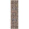 Homeroots 8' Runner Red Orange and Blue Oriental Washable Non Skid Indoor Outdoor Runner Rug 563836 - alternate 9