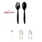 Smarty Had A Party Black Disposable Plastic Serving Flatware Set, 300PK 2650-B-CS-CASE - alternate 8
