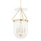 Hudson Valley Lighting Mark D. Sikes X Rousham 4 Light Lantern 15.75 In. Aged Brass MDS1602-AGB - alternate 1