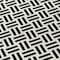 Homeroots 8' Black And Ivory Round Geometric Washable Indoor Outdoor Area Rug 614721 - alternate 8