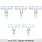 Recon Truck Accessories 99-14 FORD SD REPLACEMENT CAB LIGHT BULBS 194/168 T-10 HIGH-POWER 1-WATT LED BUL 264180AMX - alternate 9
