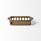Homeroots Set of Two Brown Wood Indoor Outdoor Tray With Handles 376048 - alternate 1