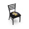 Holland Bar Stool Co BlackLogo Chair, VinylSeat L00418IdahoU - alternate 1