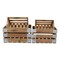 Homeroots Set of Four Natural Solid Wood And Metal Crate, 4PK 487684 - alternate 8