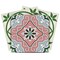 Homeroots 4" X 4" Vintage Green And Taupe Mosaic Peel And Stick Removable Tiles 390873 - alternate 1