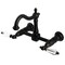 Kingston Brass Two-Handle Wall Mount Bridge Kitchen Faucet, Matte Black KS1260WLL - alternate 1