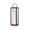 Troy Lighting Gareth Integrated LED Exterior Table Lamp, Patina Brass and Textured Black, 6.25 In x 22.5 In RTL6723-PBR/TBK - alternate 1