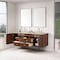 James Martin Vanities Amberly 72" Double Vanity, Mid-Century Walnut, w/ 3 CM Tajnar Eclos Top 670-V72-WLT-3TJR - alternate 10