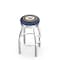 Holland Bar Stool Co 25" Chrome U.S. Navy Swivel Bar Stool, Accent Ring L8C3C25Navy - alternate 1