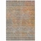 Homeroots 8' X 10' Gray Charcoal And Orange Abstract Washable Indoor Outdoor Area Rug 588927 - alternate 9