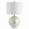 Jonathan Y Zuri 23.5" Coastal Contemporary Capiz Seashell Sphere LED Table Lamp, Pearl/White JYL1055A - alternate 13