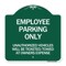 Signmission Green & White, 18 Inch x 18 Inch, Heavy Gauge Aluminum A-DES-GW-1818-24630 - alternate 1