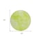 Homeroots 8' Artichoke Green And Lime Green Round Nautical Washable Indoor Outdoor Area Rug 581721 - alternate 8
