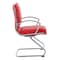 Office Star Products SPX Guest Faux Leather Chair, Red SPX23595C-U9 - alternate 9