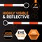 Xpose Safety Retractable Cone Bar Orange/White, 53in to 84in Length, 40PK CBO53/84-40-X - alternate 7
