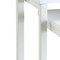 Homeroots Set of Three 24" White Solid Wood And Steel Nested End Tables, 3PK 493259 - alternate 5