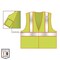 Ergodyne Vest, 8230Z HI-VIS, CLASS 2, LIME, 2X/3X 21327 - alternate 5