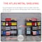 Shuntong Atlas 4-Tier 77 in.W x 24 in.D x 72 in.H 10000 lbs Heavy Duty Steel Shelving, Dark Grey 7304K - alternate 7