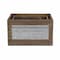 Homeroots Set of Two Gray Solid Wood Crate, 2PK 487689 - alternate 8