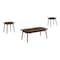Monarch Specialties Table Set, 3pcs Set, Coffee, End, Side, Accent, Living Room, Walnut Laminate, Mid Century, Modern I 7850P - alternate 1