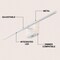 Jonathan Y McKenna 28" Modern Minimalist Adjustable Dimmable Integrated LED Metal Wall Sconce, White JYL7041G - alternate 16