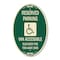 Signmission Reserved Parking Van Accessible $100-$500 Fin, 12 In X 18 In Architectural, Heavy Gauge Aluminum A-OV-G-1218-22986 - alternate 1