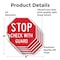 Signmission Stop Check with Guard, 4 inch X 4 inch, Vinyl Decal, 5PK OC-D-5PACK-4-248 - alternate 4