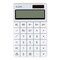 Deli NUSIGN Desktop Calculator, 12-Digit Wide Display, Dual Power, White, 10PK ENS041 - alternate 3