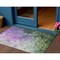Homeroots 3' X 5' Purple Olive Green And Silver Abstract Washable Indoor Outdoor Area Rug 617365 - alternate 1
