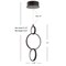 Jonathan Y Loop 7.8 in. Adjustable Integrated LED Metal Ring Pendant, Black JYL7210A - alternate 13