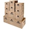 Smoothmove 14 in x 15 in x 10 in Moving Box Kit, Kraft, Blue Printing, Corrugate, Double Wall, 32 ECT, 12 PK 7716401 - alternate 1
