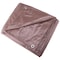 Prosource Tarpaulin, 10 ft L, 8 ft W, 5 mil Thick, Polyethylene, Brown T0810BB90 - alternate 1