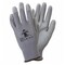 Safety Zone Foam Coated Knit Gloves - Gray/Gray, Med - 12 Pairs GNPU-MD-4-GY-GY - alternate 1
