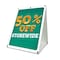 Signmission 50% Off Storewide, 36 Inch x 24 Inch A-frame Yard Sign, Coroplast Yard Sign SBC-2436-30334 - alternate 1