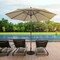 Pure Garden Patio Umbrella with Auto Tilt 10-Foot Easy Crank Outdoor Table Umbrella for Deck, Porch, Backyard 50-LG1042-B - alternate 5